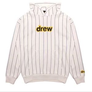 NWOT Drew House secret hoodie navy pinstripe